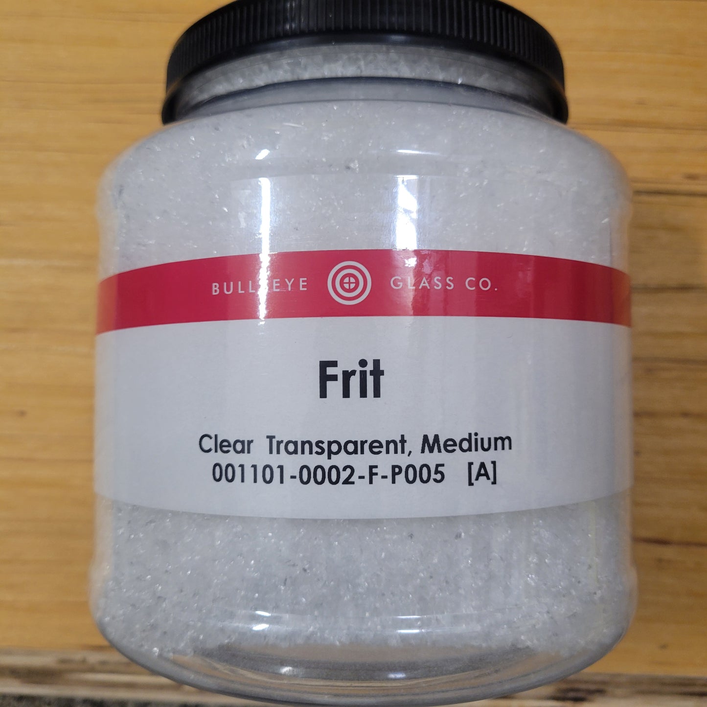 CLEARANCE 5lb Jar Clear Glass Frit | Medium Grade