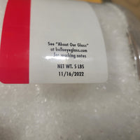 CLEARANCE 5lb Jar Clear Glass Frit | Medium Grade