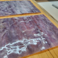 Neo Mix Pink Purple Streaky Wissmach Stained Glass - 2 Sheets (5"x9")