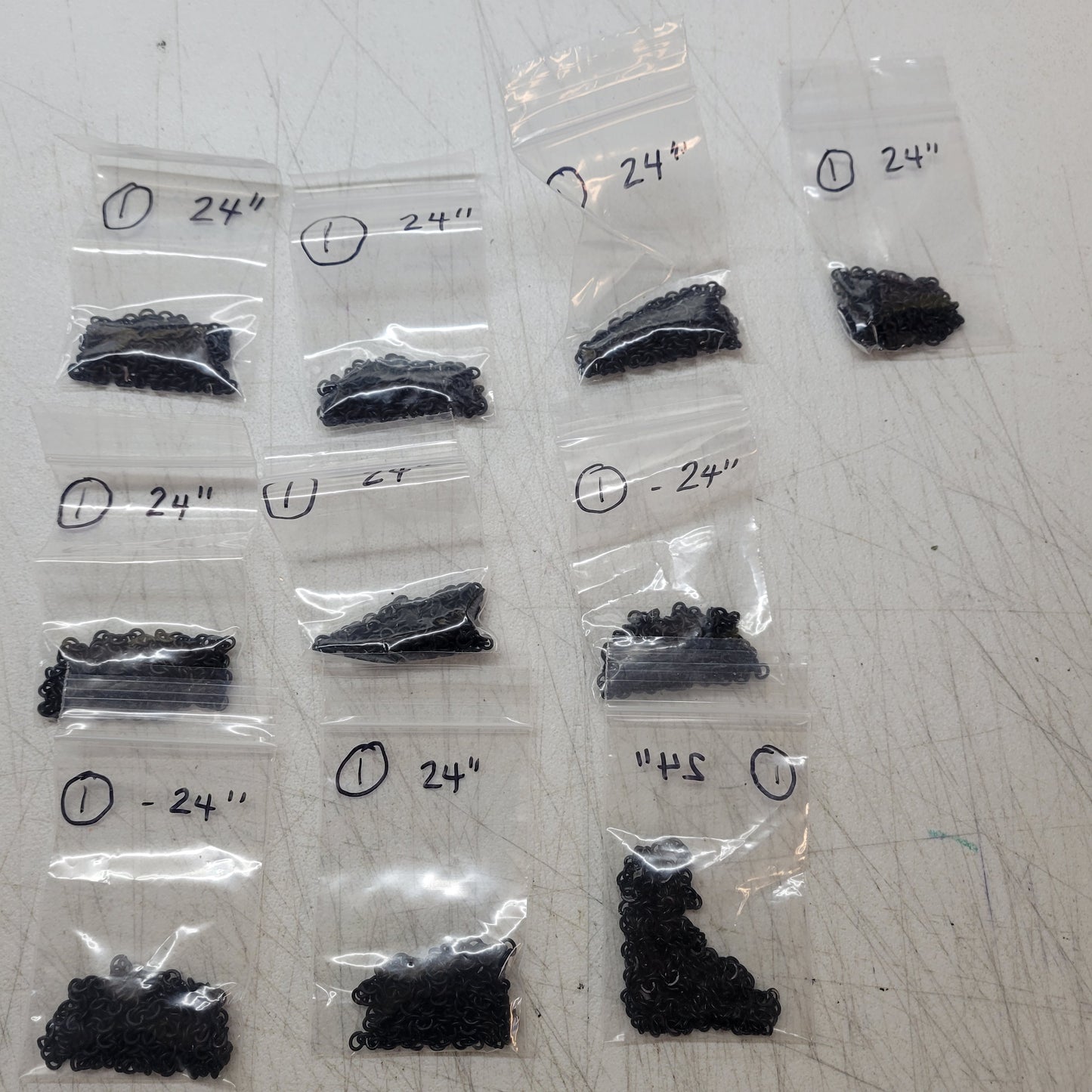 CLEARANCE 24" Black Deco Chain (24 inch) | 10 Pack