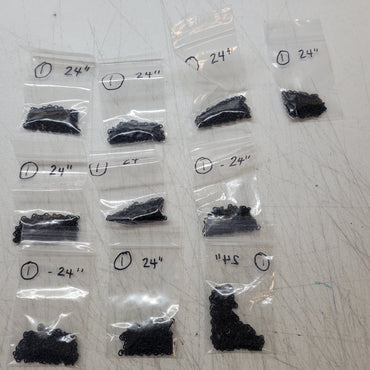 CLEARANCE 24" Black Deco Chain (24 inch) | 10 Pack