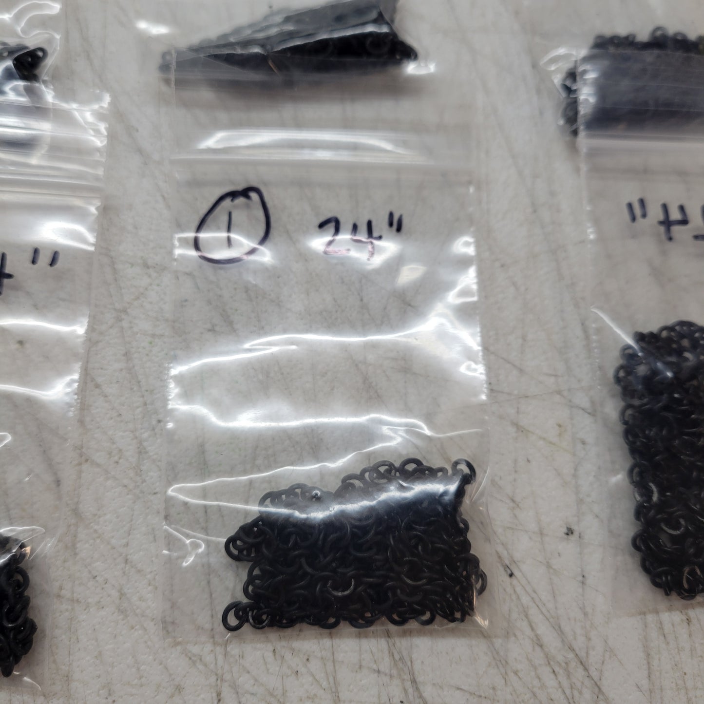 CLEARANCE 24" Black Deco Chain (24 inch) | 10 Pack