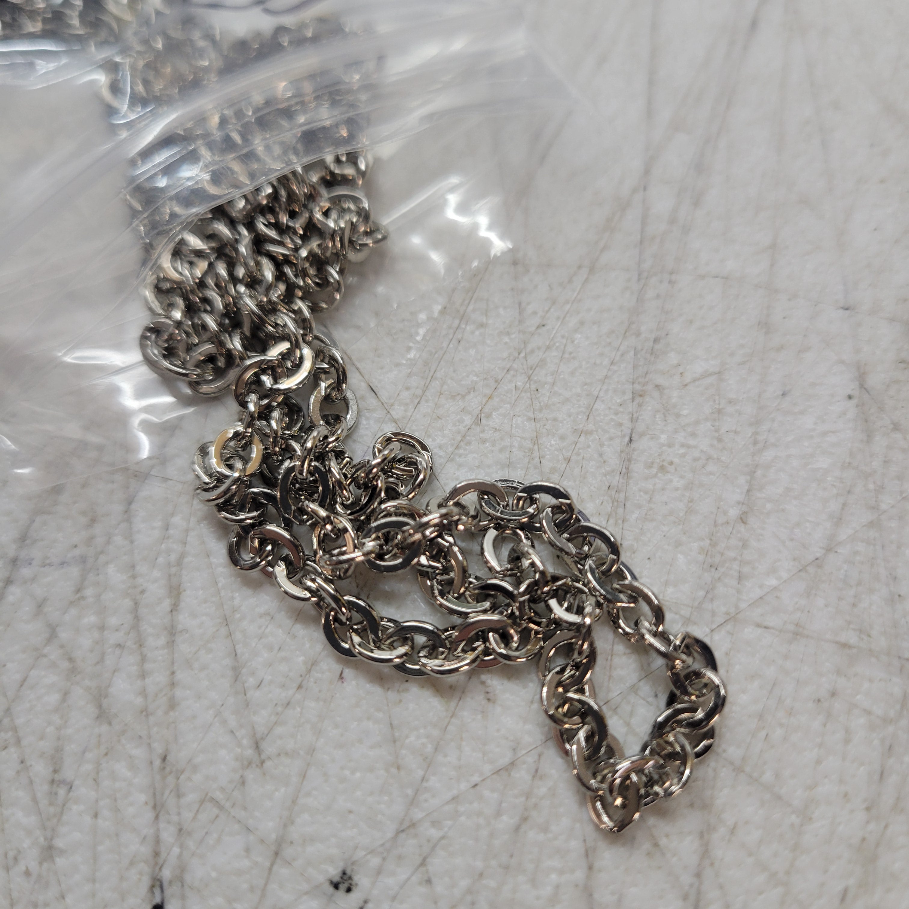 CLEARANCE 24" Silver Deco Chain (24 inch) | 4 Pack