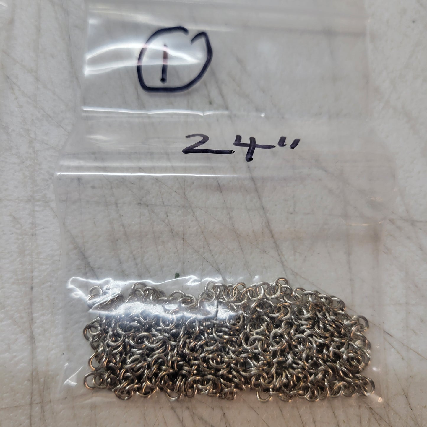 CLEARANCE 24" Silver Small Deco Chain (24 inch) | 7 Pack