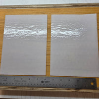 Wissmach 96 COE White Fusible Stained Glass – 2 Sheets (6" x 8")