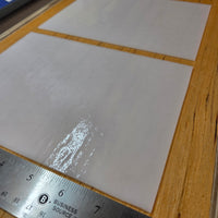 Wissmach 96 COE White Fusible Stained Glass – 2 Sheets (6" x 8")