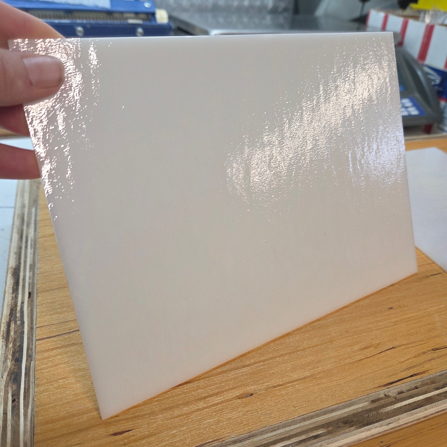 Wissmach 96 COE White Fusible Stained Glass – 2 Sheets (6" x 8")