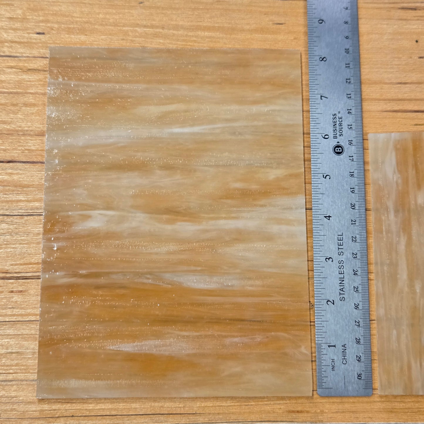 Dark Sand Wissmach (Amber, Opal, Tan) Stained Glass – 2 Sheet Packs | 2 Size Options