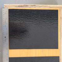 Black Wissmach 96 COE Fusible Stained Glass - 2 Sheet Packs | 2 Size Options Black