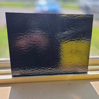 Black Wissmach 96 COE Fusible Stained Glass - 2 Sheet Packs | 2 Size Options Black