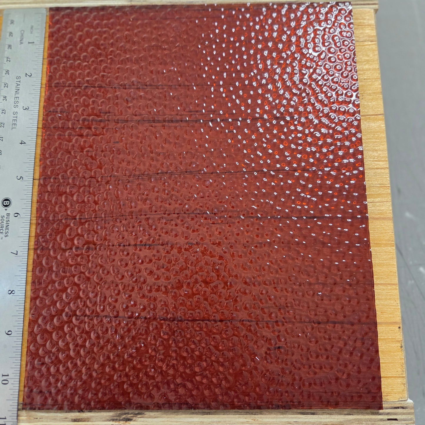 Orange Peel Hammered Wissmach Stained Glass – 2 Sheet Packs | 2 Size Options