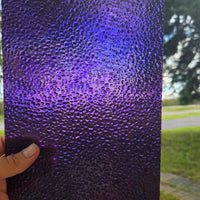 Dew Drop Violet Iridescent Wissmach Stained Glass 2 Sheet Packs | 2 Size Options