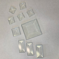 CLOSEOUT Beveled Glass Variety Mix | 10 Pack