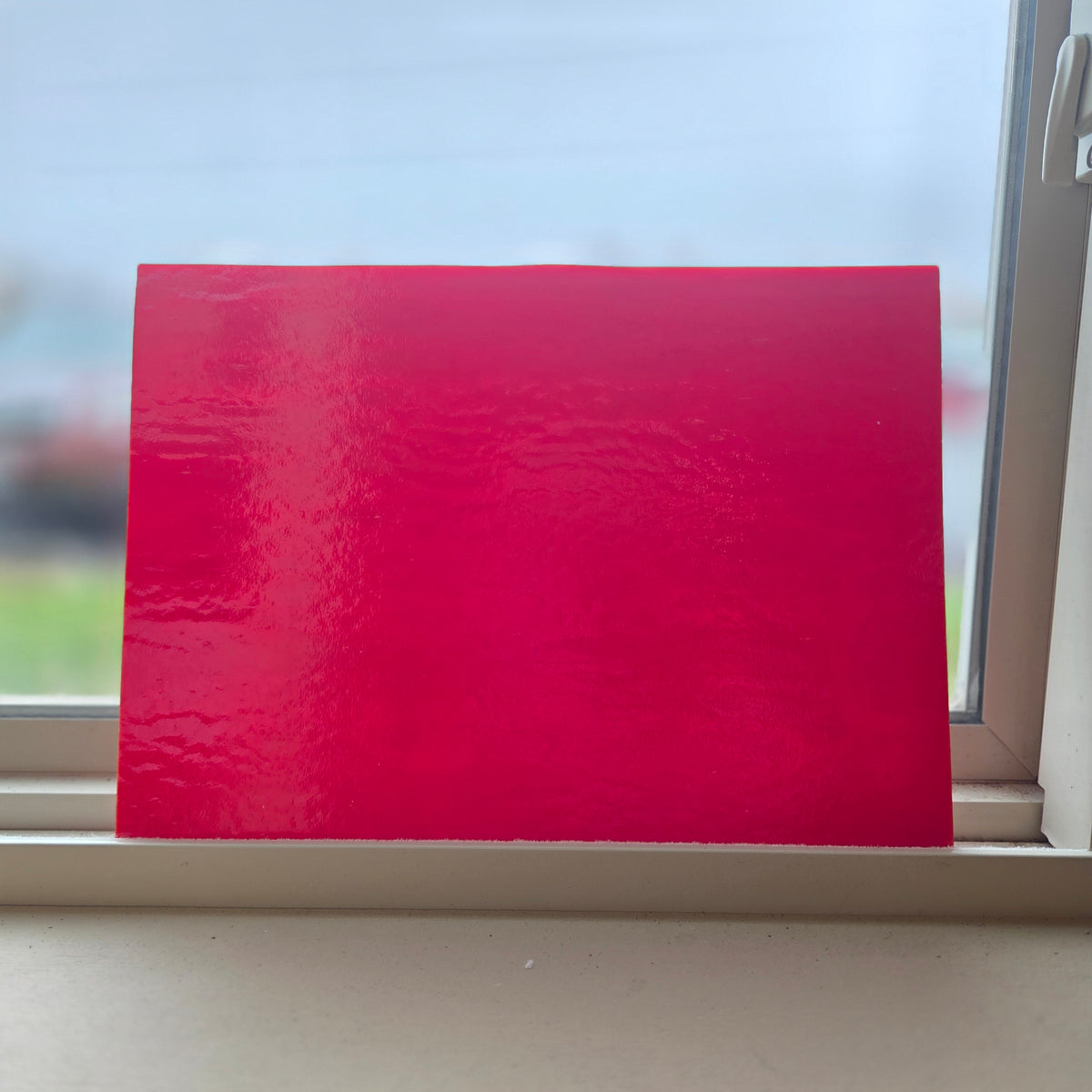 Deep Red Opal Wissmach 96 Stained Glass – 2 Sheet Packs | 2 Size Options