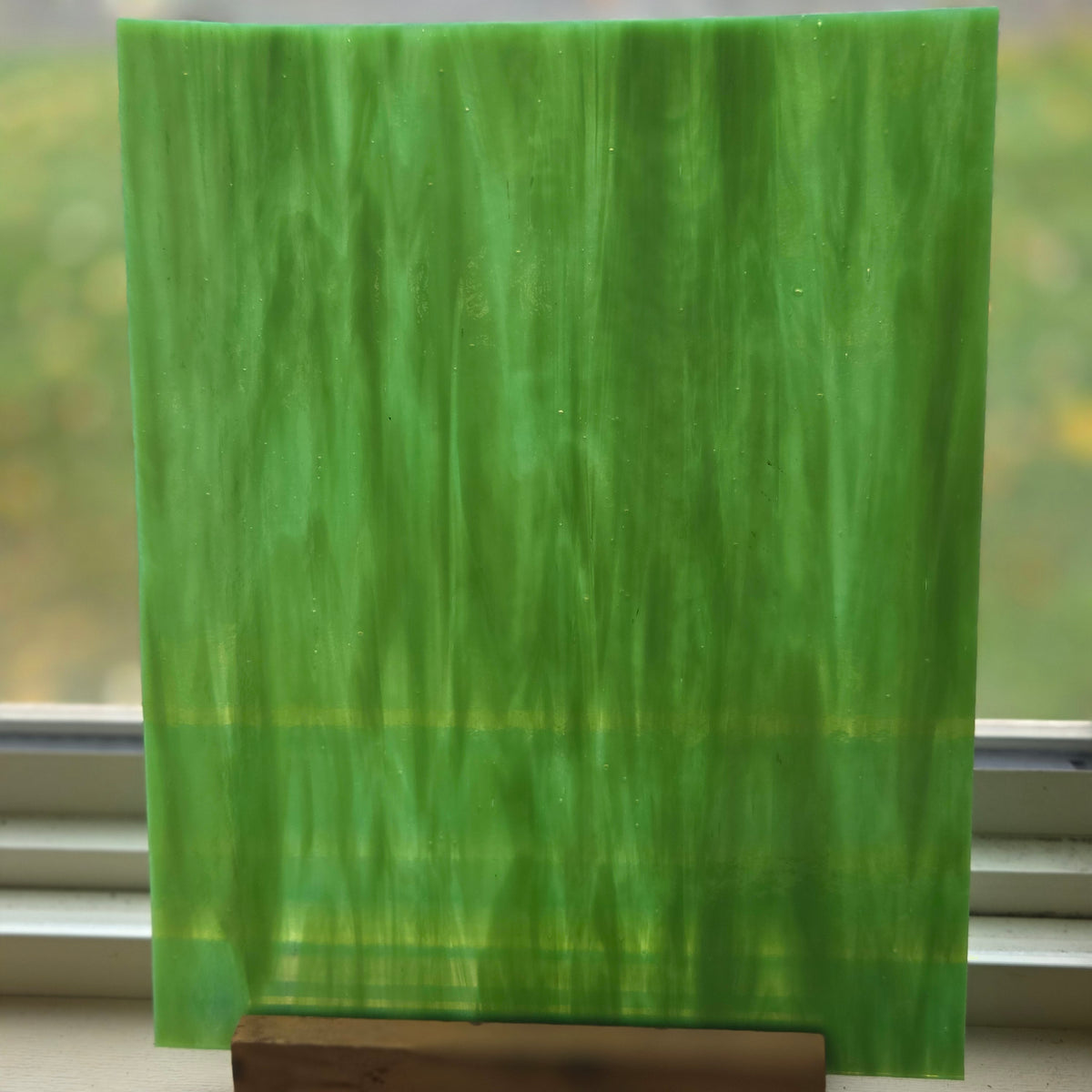 Olive Green Opal Wissmach 96 Stained Glass – 2 Sheet Packs | 2 Size Options