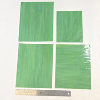 Olive Green Opal Wissmach 96 Stained Glass – 2 Sheet Packs | 2 Size Options