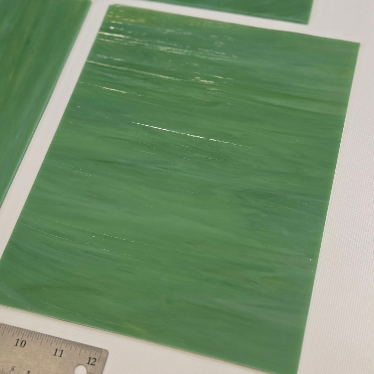 Olive Green Opal Wissmach 96 Stained Glass – 2 Sheet Packs | 2 Size Options