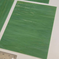 Olive Green Opal Wissmach 96 Stained Glass – 2 Sheet Packs | 2 Size Options
