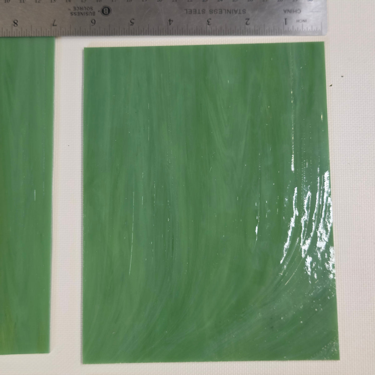 Olive Green Opal Wissmach 96 Stained Glass – 2 Sheet Packs | 2 Size Options