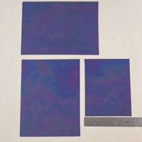 Midnight Blue Iridescent Luminescent Wissmach 96 Stained Glass – 2 Sheet Packs | 2 Size Options