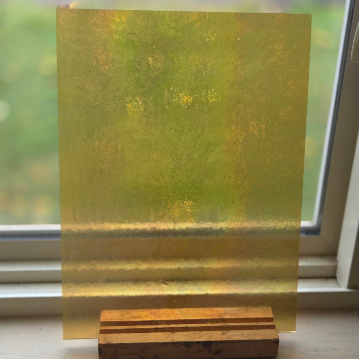 Cinnamon Iridescent Luminescent Wissmach 96 Stained Glass – 2 Sheet Packs | 2 Size Options