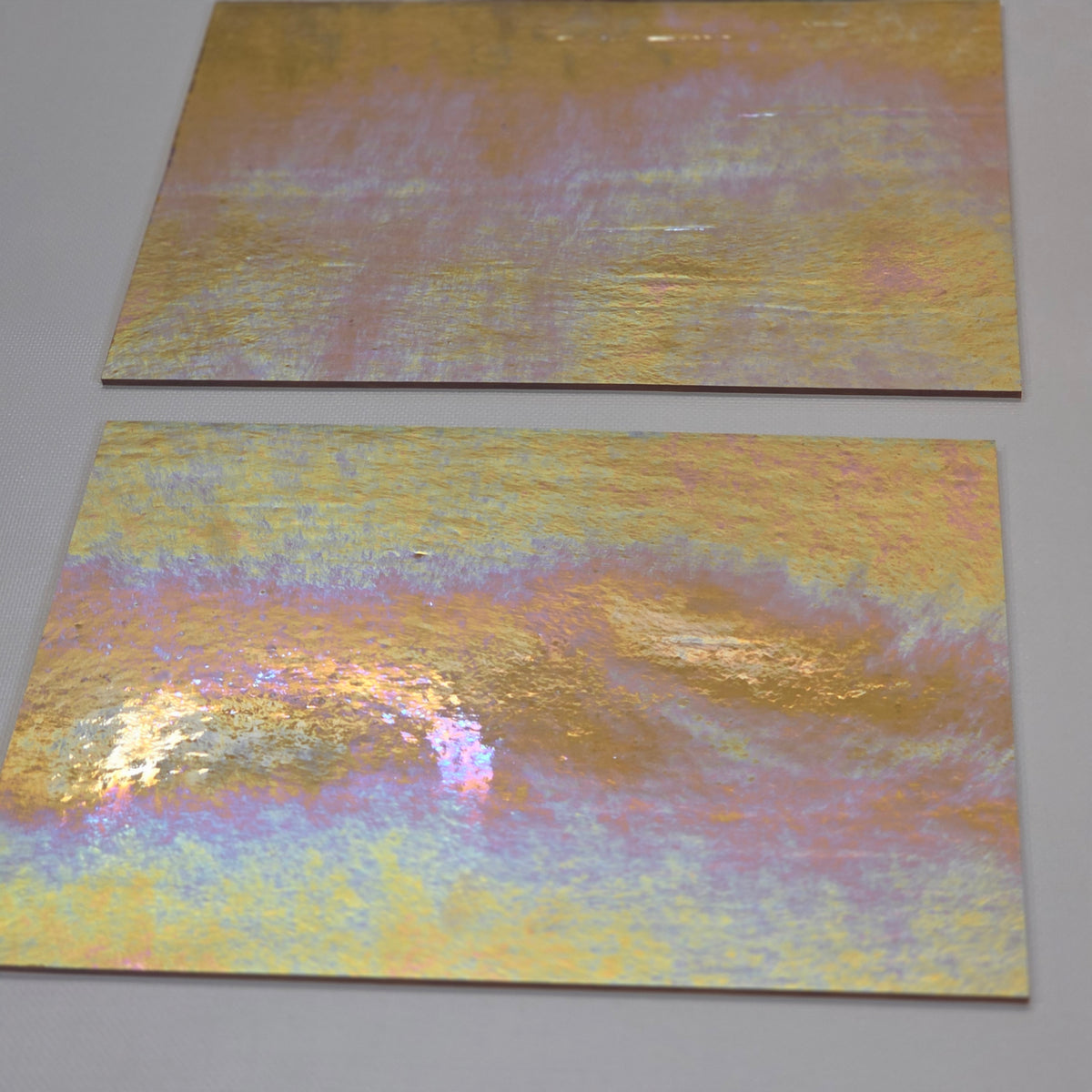 Cinnamon Iridescent Luminescent Wissmach 96 Stained Glass – 2 Sheet Packs | 2 Size Options