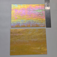 Cinnamon Iridescent Luminescent Wissmach 96 Stained Glass – 2 Sheet Packs | 2 Size Options