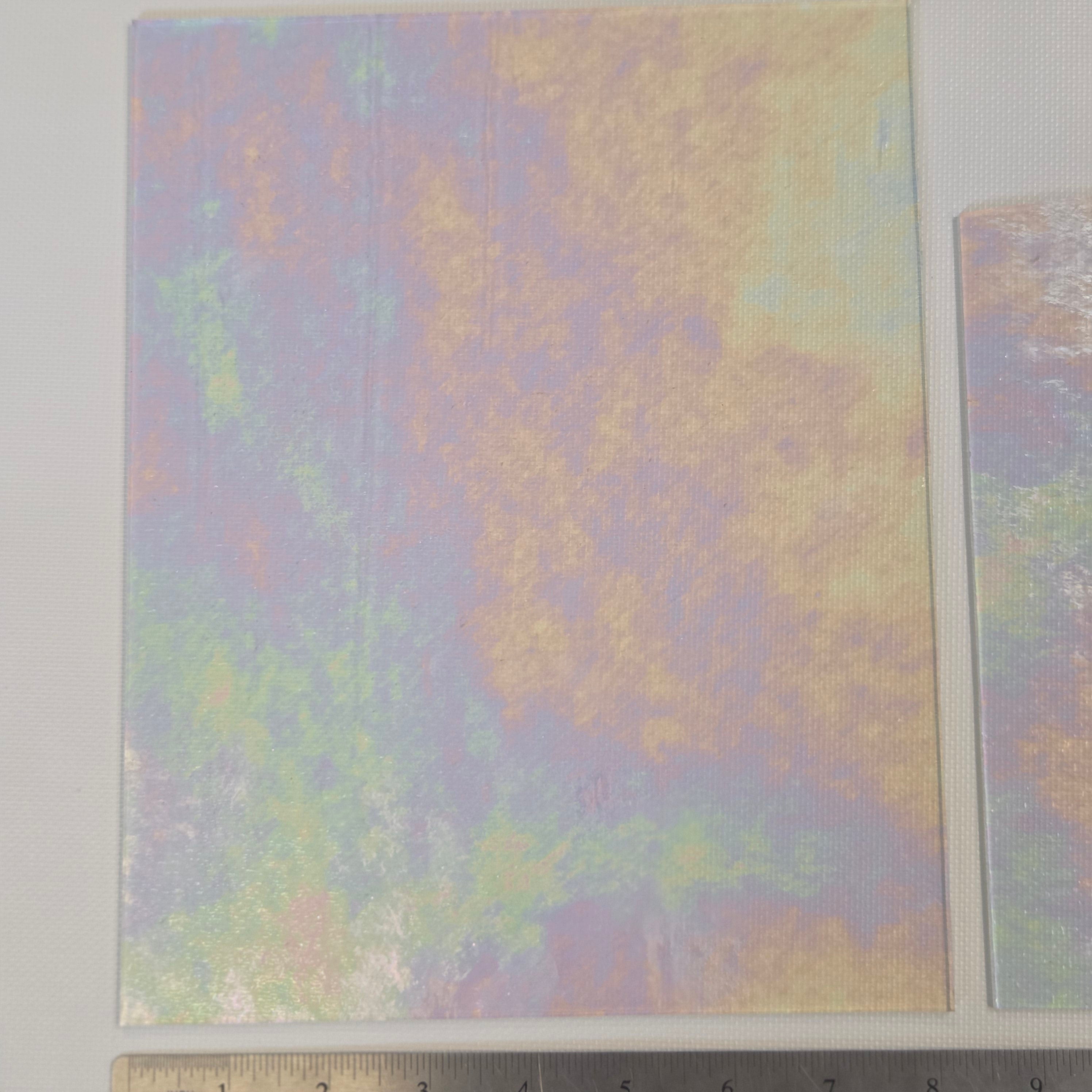 Clear Iridescent Luminescent Wissmach 96 Stained Glass – 2 Sheet Packs | 2 Size Options