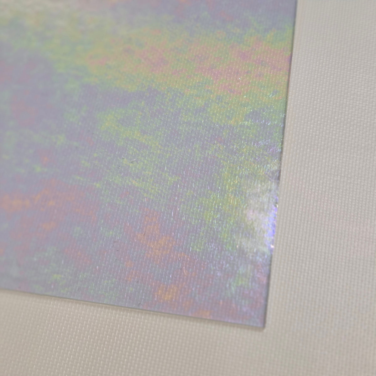 Clear Iridescent Luminescent Wissmach 96 Stained Glass – 2 Sheet Packs | 2 Size Options