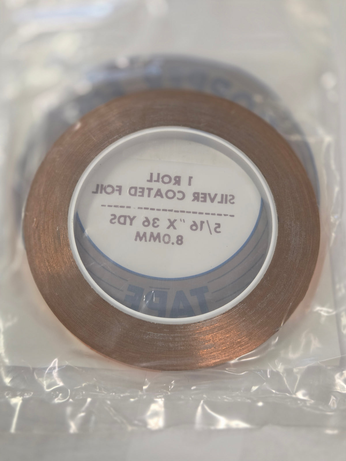 5/16" EDCO Silver Back Copper Foil Tape (36 yds)