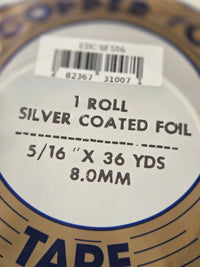 5/16" EDCO Silver Back Copper Foil Tape (36 yds)
