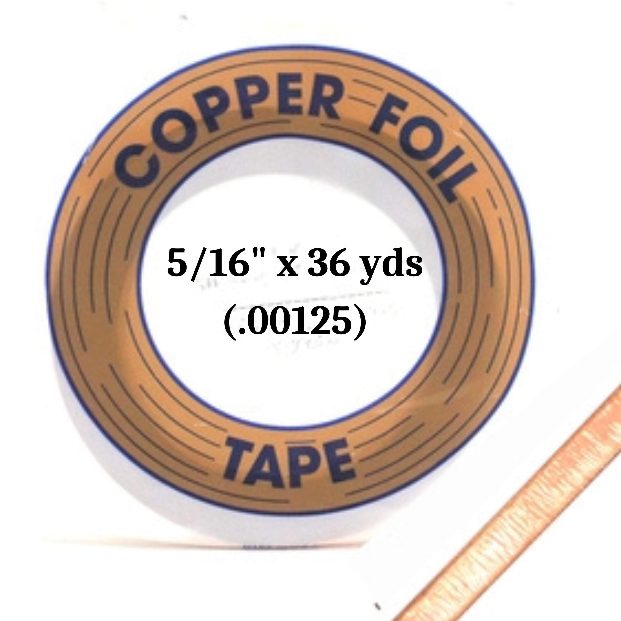 5/16" EDCO Copper Foil Tape (36 yds)