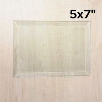 5" x 7" Clear Bevel Rectangle - 2 Pack  (5 inch x 7 inch)