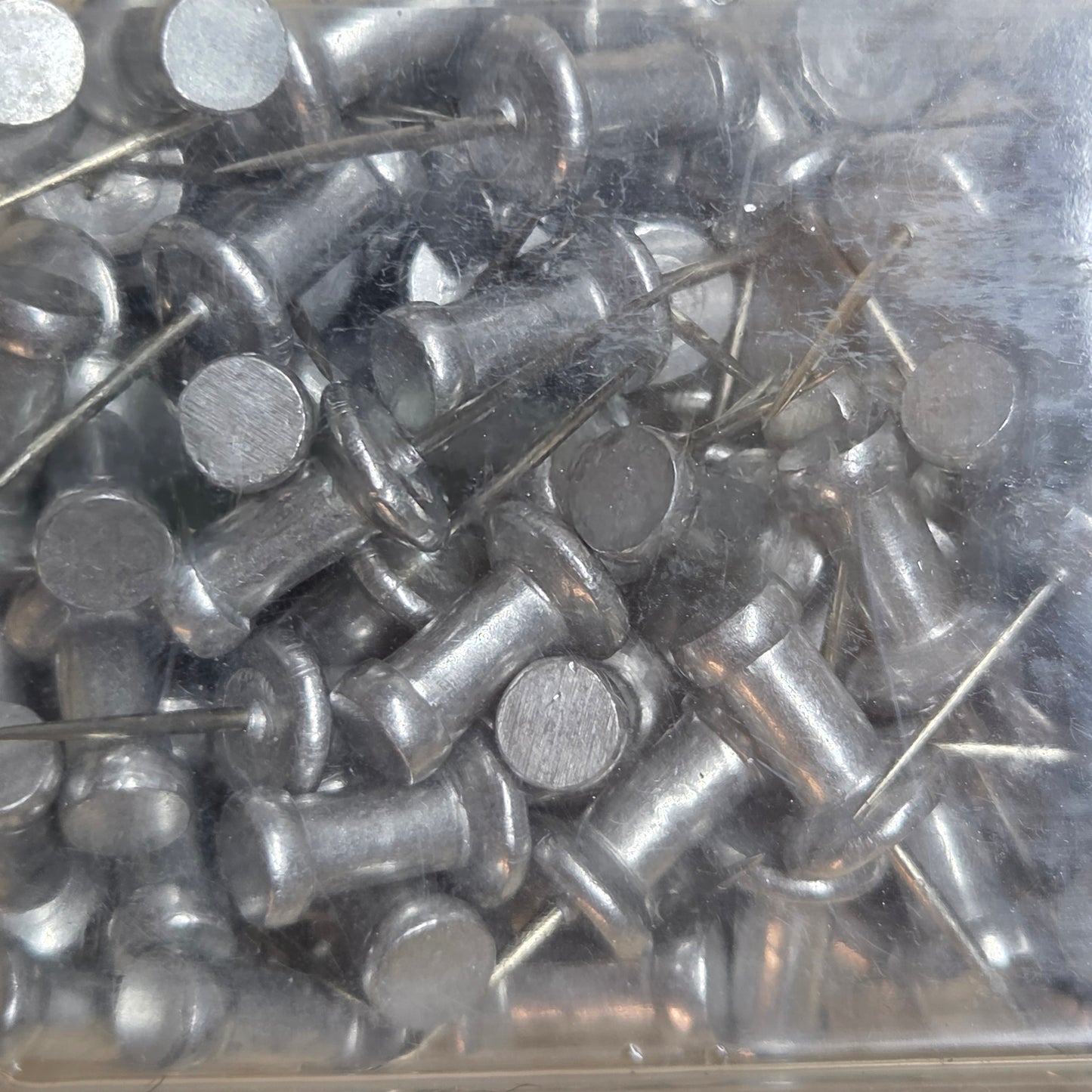 Leponitt 5/8" Steel Point Aluminum Push Pins | 25 or 100 Pack
