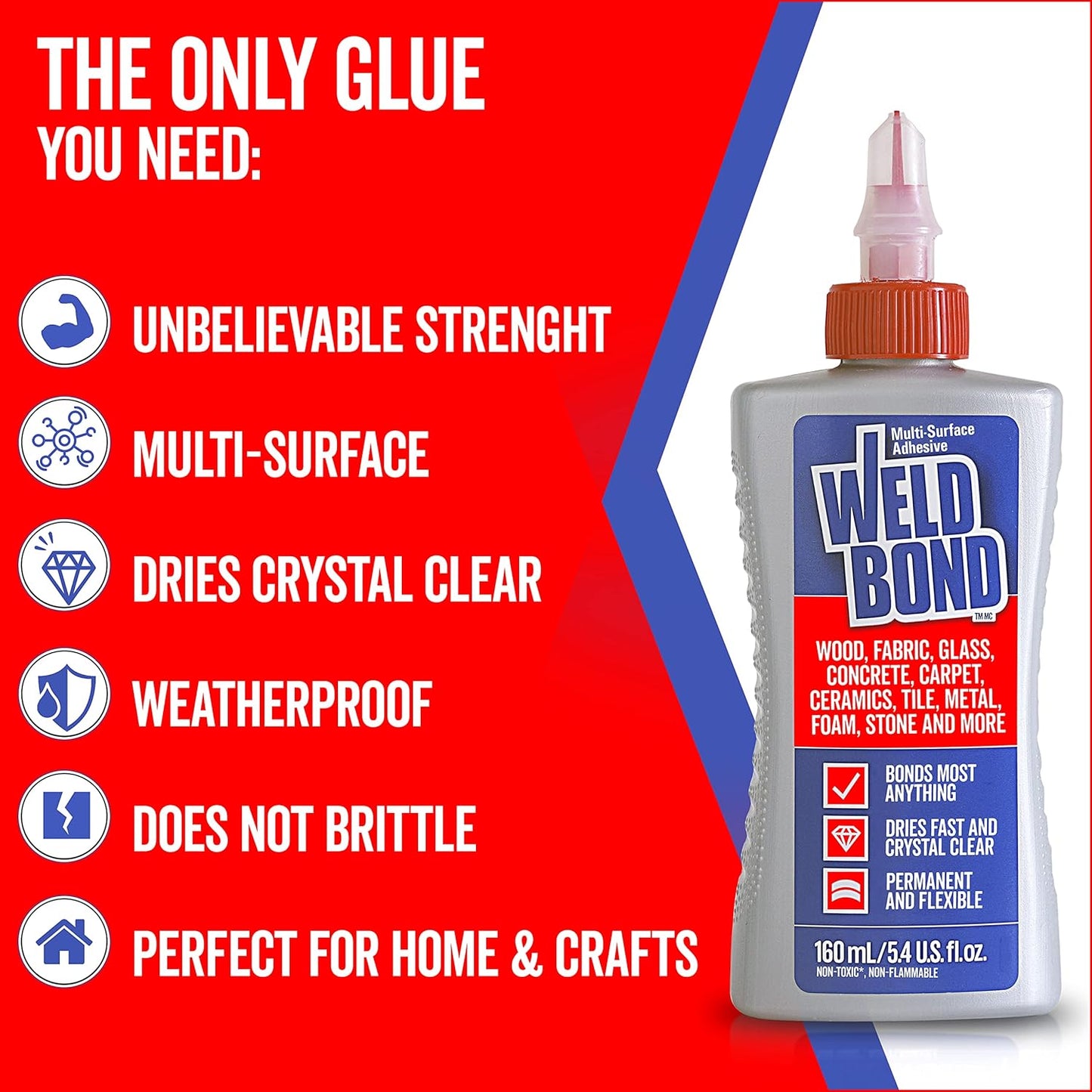 Weldbond Mosaic Glue / Adhesive (2 oz. Bottle)