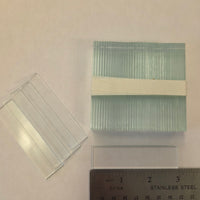 3/4"x 3" Rectangles Clear Flat Glass (.75 x 3 inch) | 10 & 30 Packs