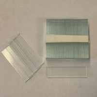 3/4"x 3" Rectangles Clear Flat Glass (.75 x 3 inch) | 10 & 30 Packs