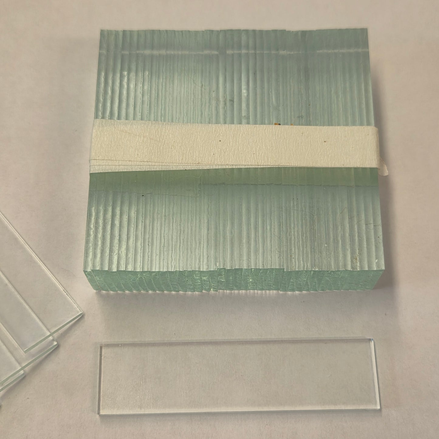 3/4"x 3" Rectangles Clear Flat Glass (.75 x 3 inch) | 10 & 30 Packs