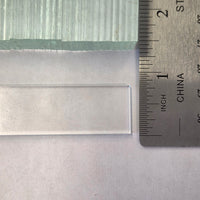 3/4"x 3" Rectangles Clear Flat Glass (.75 x 3 inch) | 10 & 30 Packs