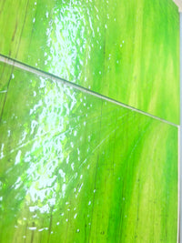 Light Green Onion Classic Wissmach Stained Glass - 2 Sheets | 2 Size Options