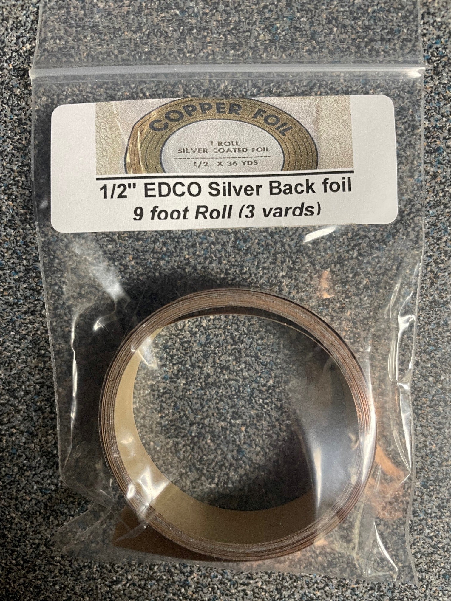 EDCO 1_2 silver back 3 yard rolls