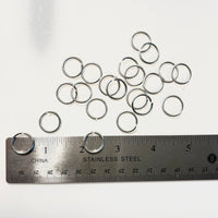 5/8" Large Jump Rings (20 Pack) – Tinned Copper - 14 Gauge Wire