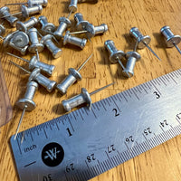 5/8” Steel Point Aluminum Push-Pins - Leponitt