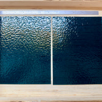 Teal Classic Blue Green Wissmach Stained Glass -  2 Sheet Packs | 2 Size Options