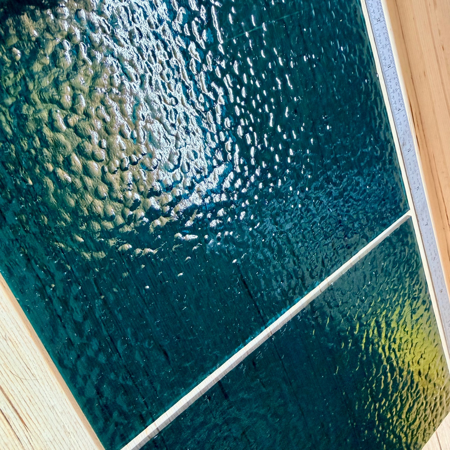 Teal Classic Blue Green Wissmach Stained Glass -  2 Sheet Packs | 2 Size Options