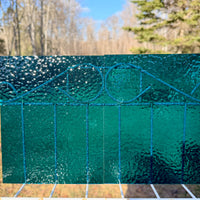 Teal Classic Blue Green Wissmach Stained Glass -  2 Sheet Packs | 2 Size Options