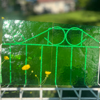 Lichen Mystic Wissmach Stained Glass - 2 Sheets (6"x8")