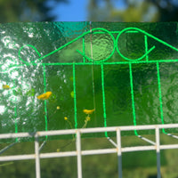 Lichen Mystic Wissmach Stained Glass - 2 Sheets (6"x8")