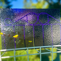 Violet Classic Wissmach Stained Glass - 2 Sheets (6"x8")