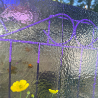 Violet Classic Wissmach Stained Glass - 2 Sheets (6"x8")